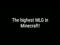The highest MLG in Minecraft! I #YTShorts