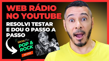TRANSMITINDO WEB RADIO NO YOUTUBE PASSO A PASSO