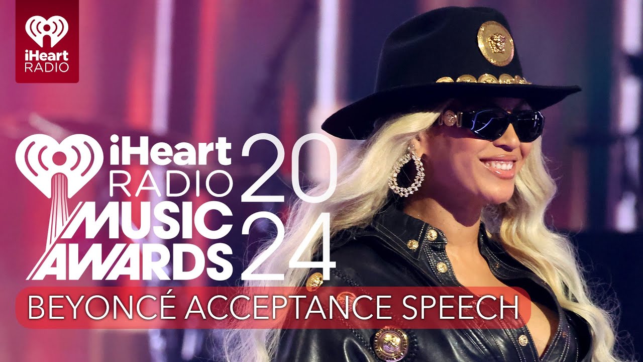 ⁣Beyoncé Accepts The Innovator Award At The 2024 iHeartRadio Music Awards