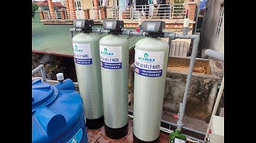 Bộ lọc nước giếng khoan ECO-G03A mã cột 1354 công suất lọc 1800-2000/h lít tại Thường Tín