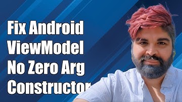 Fixing Android ViewModel No Zero Argument Constructor Error: A Complete Guide