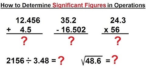 Physics CH 0: General Introduction (4 of 20) How to Determine Significant Figures in Operations