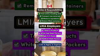 Apply canadacareersite.com/lmiajobscanada?search=food+packer
