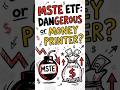 46% YIELD?! 🇨🇦 The Most Dangerous ETF in Canada? (MSTE)