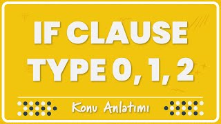 20-  If Clauses 0/1/2 (Şart Cümleleri) | Konu Anlatımı