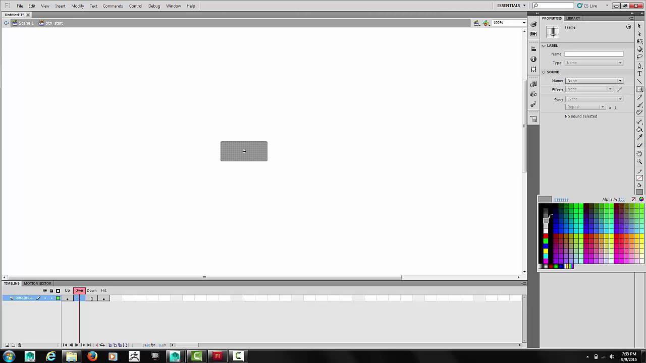 Flash Button Building Flash Button Create - YouTube