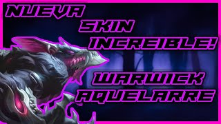 ¡NUNCA MUERE / NUEVA SKIN AQUELARRE DE WARWICK - League of Legends (PBE).