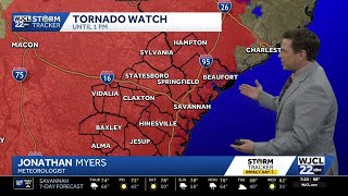 Tornado watch issued for Southeast Georgia, Lowcountry