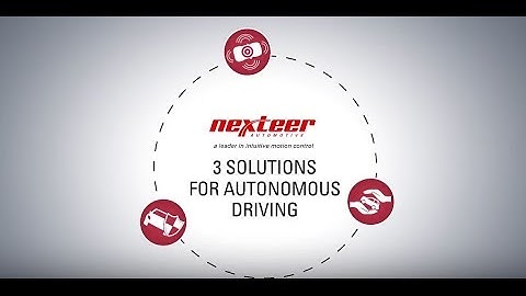 Three Solutions for Autonomous Driving Enabled by Nexteer Technology