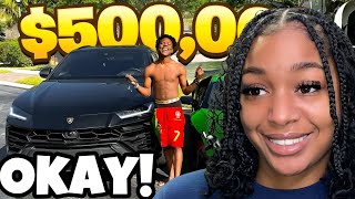 He Went Back to Back 💪🏽 BbyLon Reacts to iShowSpeed Car Collection