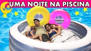 PASSEI UMA NOITE NA PISCINA Inflável de CASA - 100% REAL - Bela Bagunça