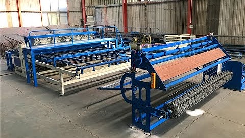 Automatic wire mesh welding machine for roll mesh export to Thailand