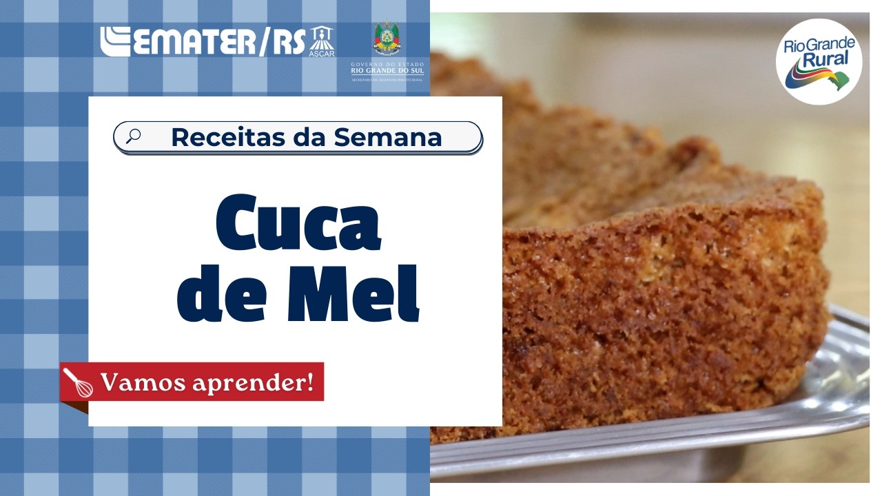 Receita: Cuca de Mel - Rio Grande Rural