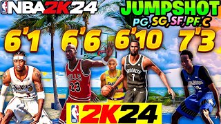THE BEST GREENLIGHT JUMPSHOT IN NBA 2K HISTORY! #NBA2K24 ( NBA 2K24 BEST JUMPSHOT FOR EVERY BUILD )