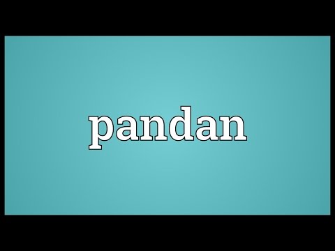 Pandan English Translation