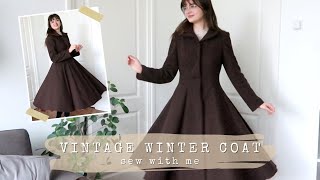 Making My First Winter Coat  Sew With Me