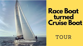 SAILBOAT REFIT: Raceboat turned cruiser tour, and more demolition.  [E50!!]