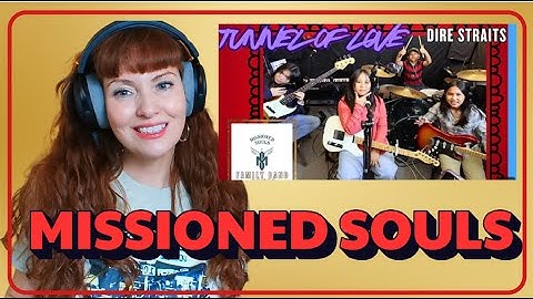 Tunnel Of Love by Dire Straits | Missioned Souls | family band studio cover     A Redhead Reaction