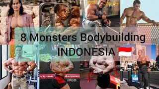 8 Binaraga terbaik di  Indonesia.#binaragaindonesia #bodybuilding #hotdaddy