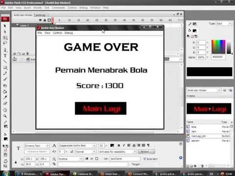 Tutorial Membuat Game Flash Keren | tutorial membuat game dengan flash youtube Tutorial Membuat Game Flash Keren | tutorial membuat game dengan flash youtube