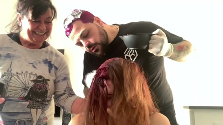 Faccio la TINTA alla mia RAGAZZA per la PRIMA VOLTA ! [Capelli Rossi]