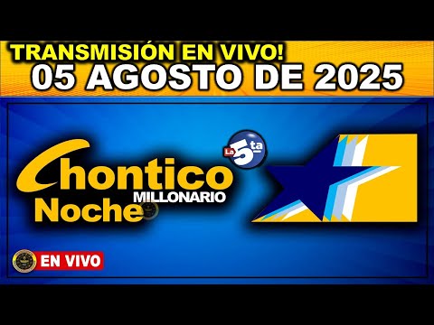 CHONTICO NOCHE: Resultado CHONTICO NOCHE del MARTES 05 de Agosto de 2025.