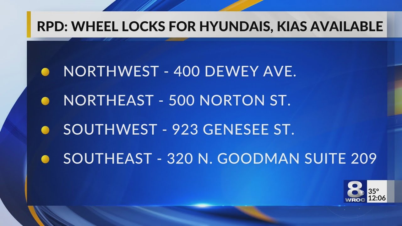 RPD announces additional steering wheel locks at all 4 neighborhood