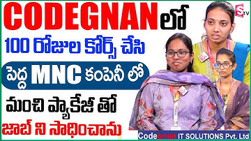 Codegnan | The Best Coding Institute with Student Feedback | Student Get placed in  Sonata Company