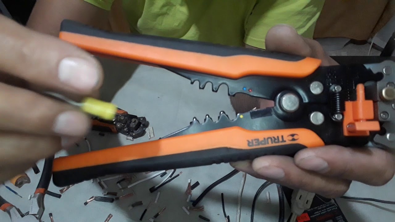 Cómo Usar las Pinzas Pelacables Automáticas*Automatic Wire Stripper 