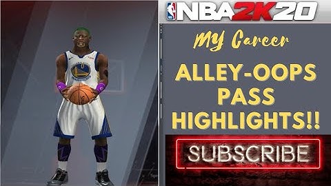 nba 2k20 my career | Alley-Oop pass Highlights | Player Maker | #nba2k20 #goldenstatewarriors