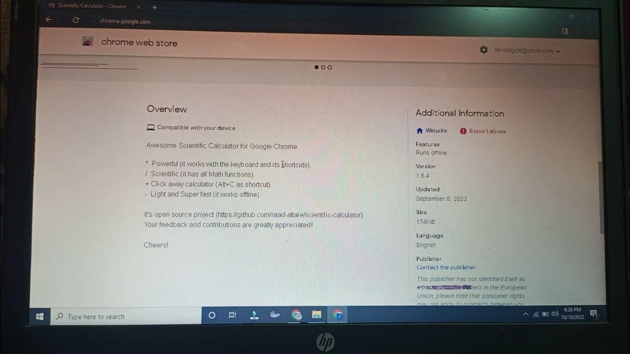 Scientific calculator extension YouTube