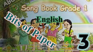 Grade. 1 English song #Bits of Paper
