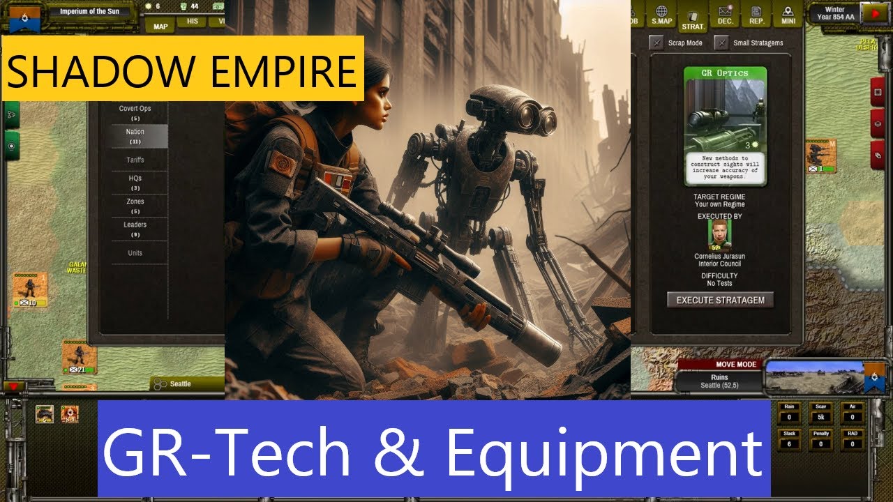 Shadow Empire | GR-Tech & GR Equipment - YouTube