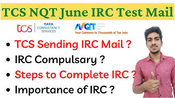 TCS NQT June 2021 Infrastructure Readiness Check| TCS NQT IRC Test|TCS NQT June 2021 Registration