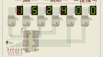 Jam Digital dengan CodevisionAVR dan 7 Segment