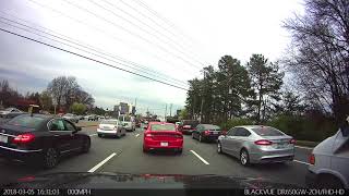 Holes Hotdogging In Traffic