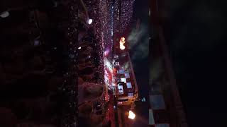 Morgan Wallen in Kansas City at Arowwheadstadium warning for headphone users high pitched screaming
