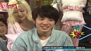 씨스타 & 인피니트 - (101022 오밤중의 아이돌 씨스타편 2부) [part 1/3]