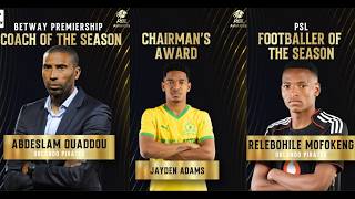 PSL Awards winner for 2025/26 season dominated by Relebohile Mofokeng & Orlando Pirates #betwayprem