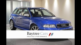 2001 Audi RS4 Avant 2.7 Quattro in rare Nogaro Blue at Baytree Cars