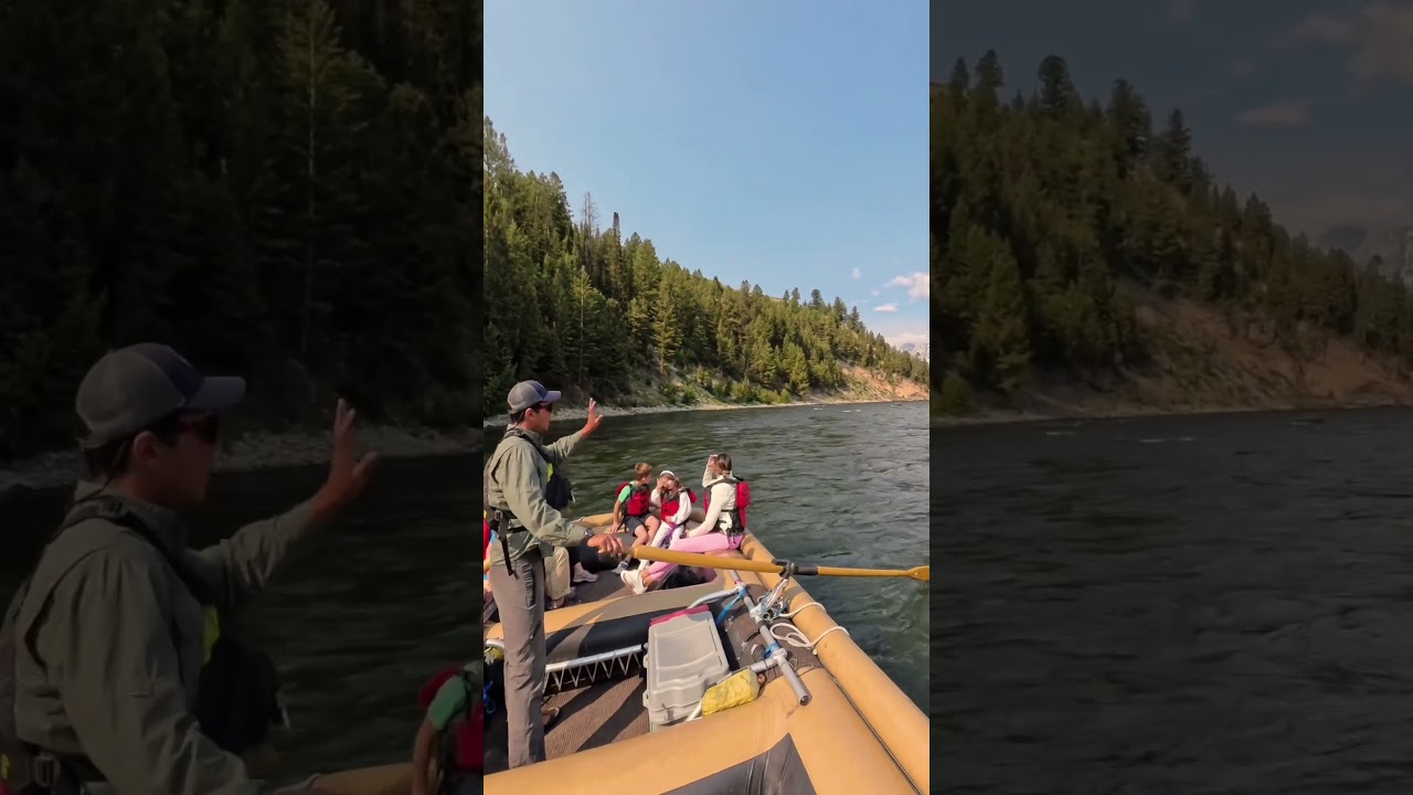 ⁣大提顿国家公园漂流，SNAKE RIVER FLOATING