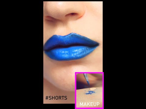 Как сделать синюю 💙 помаду  💄самостоятельно | blue lipstick on your own
