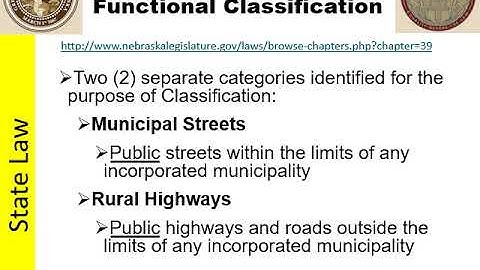 Functional Classification Basics | NE Management