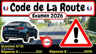 ✅ TEST GRATUIT DU CODE DE LA ROUTE 2026 🚗 #93 screenshot 5