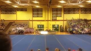 Lea's cheer competition at St. Mark's