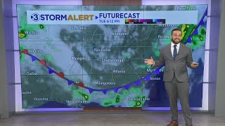 Clay Smith's Tuesday morning weather