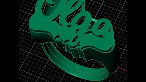 Name Ring Tutorial in Matrix 9 gemvision Rhino 5 Cad cam Jewelery designer
