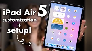M1 iPad Air 5 Customization & SETUP | Widgets, Wallpaper, Apps screenshot 2