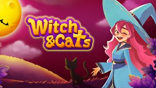 Witch & Cats - Match 3 Puzzle (Gameplay Android)