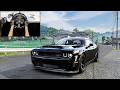 Dodge Challenger SRT Demon supercharger | Forza Horizon 6 | 4K Realistic Steering Wheel Gameplay